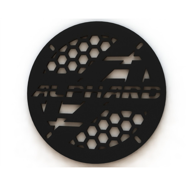 Защитные грили Alphard v.5 одинарные 6.5