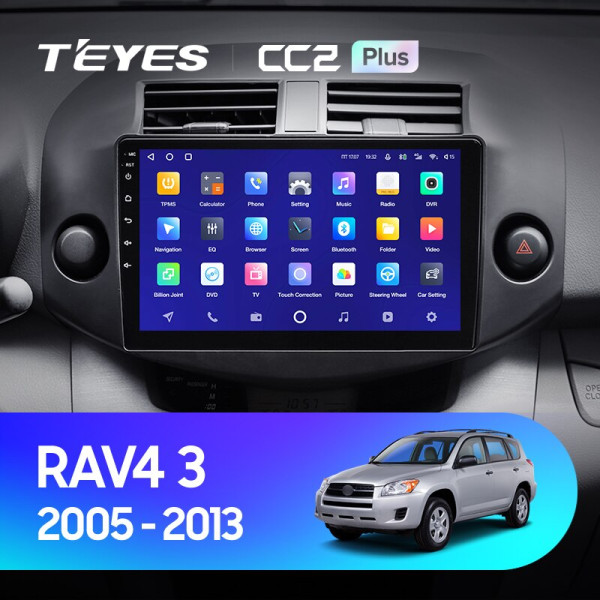 Teyes CC2 PLUS Toyota RAV4 3 XA30 2005-2013 10" Штатна магнітола