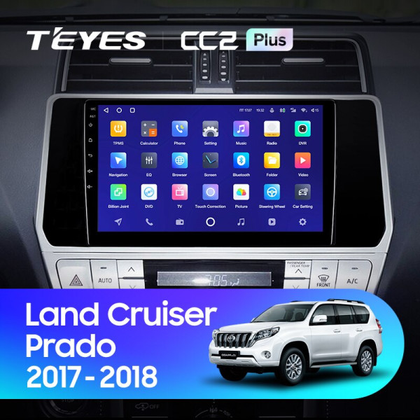 Teyes CC2 Toyota Land Cruiser Prado 150 2017-2018 10" Штатна магнітола