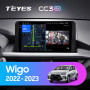 Teyes CC3 2K Toyota Wigo 2022-2023 9" Штатная магнитола