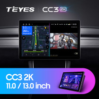 Універсальна штатна магнітола Teyes CC3 2k 4+32 Gb 13"