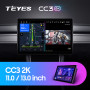 Універсальна штатна магнітола Teyes CC3 2k 4+32 Gb 13"