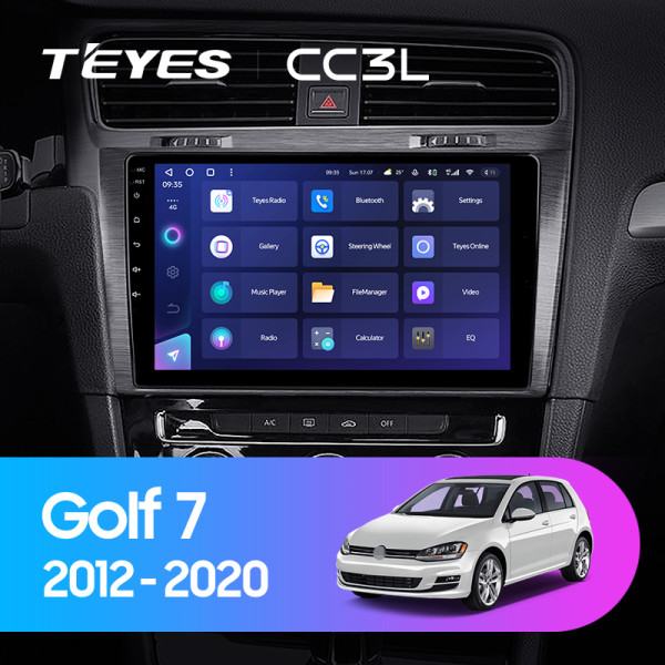 Teyes CC3L 4+32 Gb Volkswagen Golf 7 MK7 2014-2018 10" Штатна магнітола