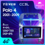 Teyes CC3 Volkswagen Polo Mk4 IV 4 (F2) 2001-2009 9" Штатная магнитола