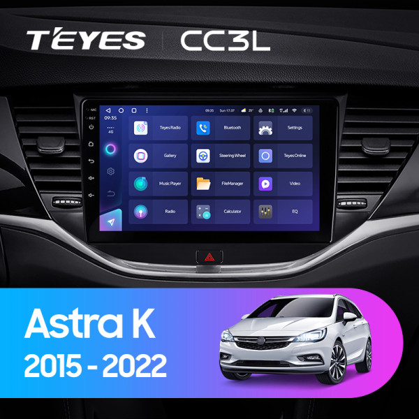 Teyes CC3L Opel Astra K 2015-2022 9" Штатна магнітола