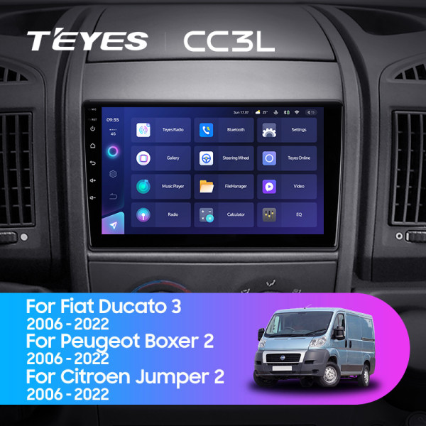 Teyes CC3L 4+32 Gb Fiat Ducato 3 2006 - 2022 9" Штатна магнітола