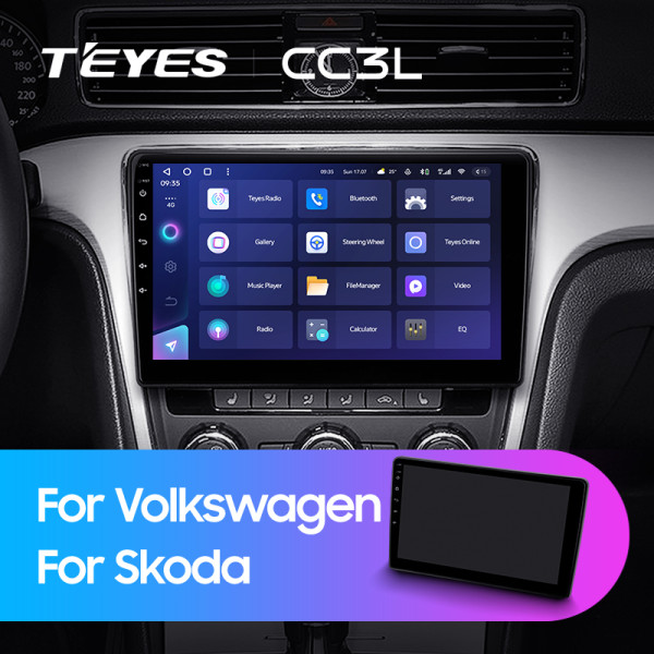 Teyes CC3L Volkswagen/Skoda Universal 10" Штатна магнітола