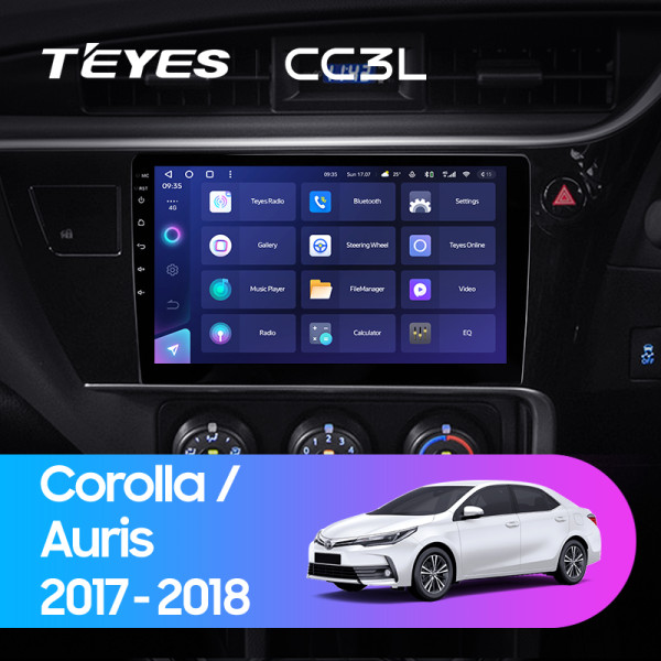 Teyes CC3L Toyota Corolla 11 2017-2018 10" Штатна магнітола Teyes CC3L Toyota Corolla 11 2017-2018 10" Штатна магнітола