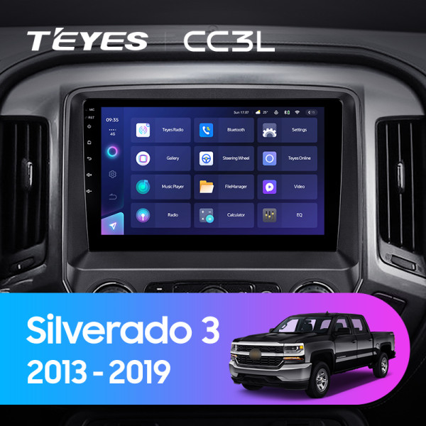 Teyes CC3L Chevrolet Silverado 3 GMTK2 2013-2019 10" Штатна магнітола Teyes CC3L Chevrolet Silverado 3 GMTK2 2013-2019 10" Штатна магнітола