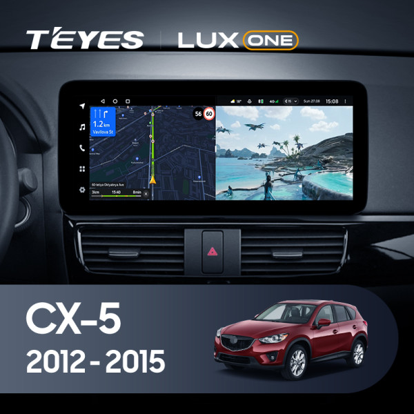 Teyes LUX ONE Mazda CX5 CX-5 CX 5 1 KE 2012-2015 12.3" Штатная магнитола