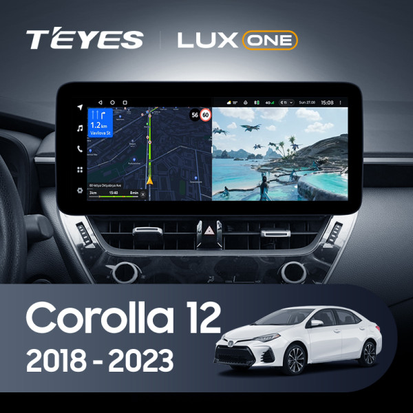 Teyes LUX ONE Toyota Corolla 12 E210 XP210 2018-2023 12.3" Штатная магнитола