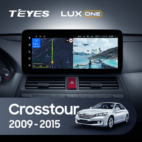 Teyes LUX ONE Honda Crosstour 1 TF 2009-2015 12.3" Штатна магнітола Teyes LUX ONE Honda Crosstour 1 TF 2009-2015 12.3" Штатна магнітола