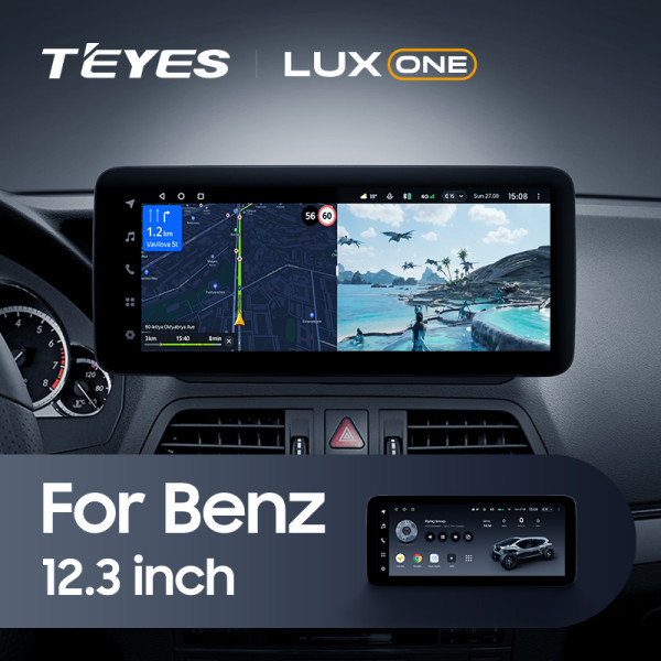 Teyes LUX ONE 6+128 Gb Mercedes Benz E-Class 4 W212 S207 A207 S212 C207 NTG (F2) 12.3" Штатна магнітола