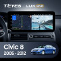 Teyes LUX ONE Honda Civic 8 FK FN FD 2005-2012 12.3" Штатная магнитола