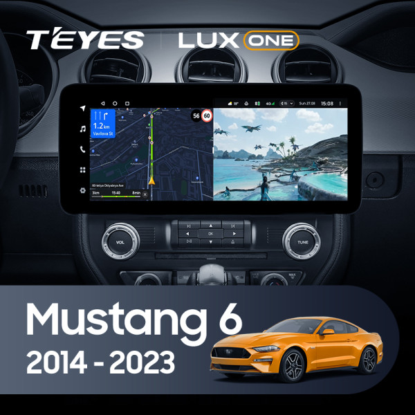 Teyes LUX ONE Ford Mustang 6 VI S550 2014-2023 12.3" Штатна магнітола