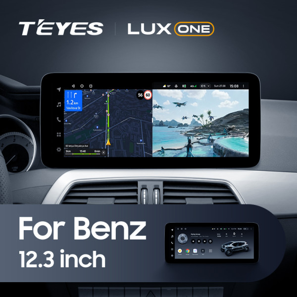 Teyes LUX ONE 6+128 Gb Mercedes Benz CLS-Class C218 X218 W218 NTG 5.0 2010-2018 12.3" Штатна магнітола