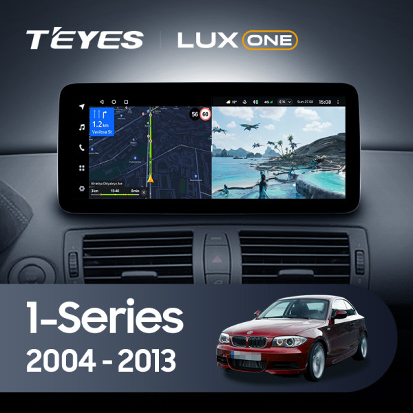Teyes LUX ONE BMW 1-Series E88 E82 E81 E87 CIC 2004-2014 12.3" Штатная магнитола