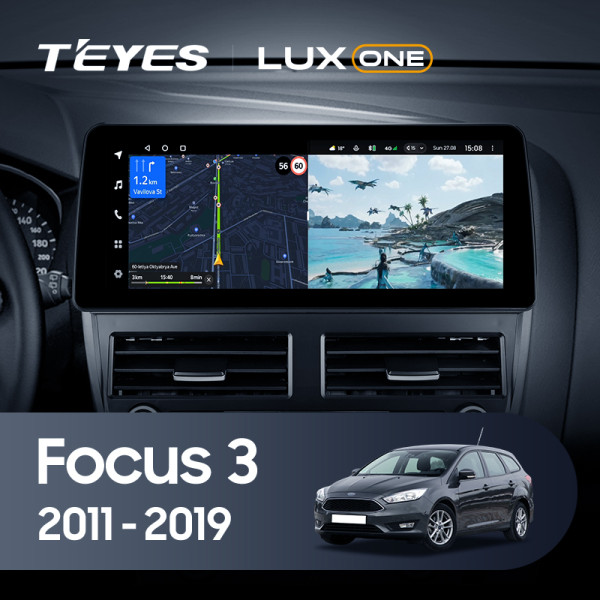 Teyes LUX ONE Ford Focus 3 Mk 3 2011-2019 12.3" Штатна магнітола