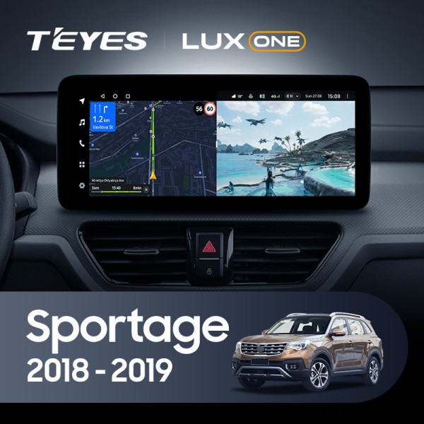 Teyes LUX ONE Kia Sportage 2018-2019 12.3" Штатная магнитола