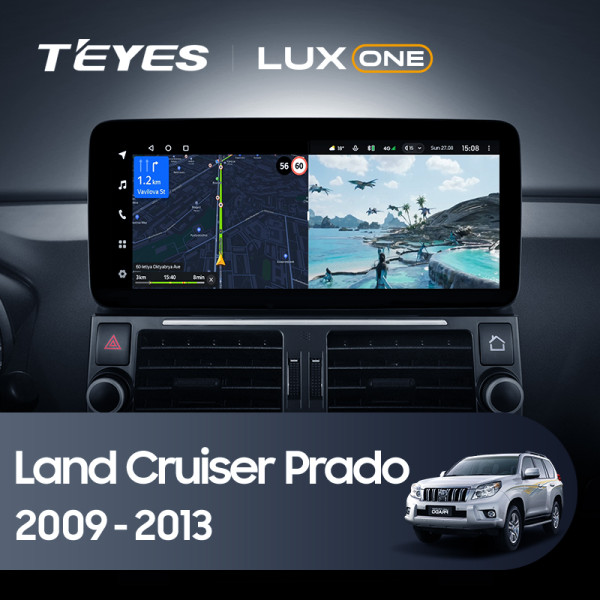 Teyes LUX ONE Toyota Land Cruiser Prado 150 2009-2013 12.3" Штатная магнитола