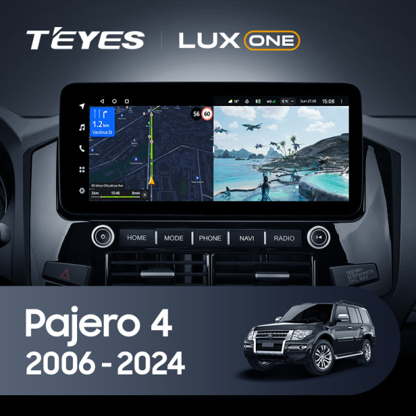 Teyes LUX ONE Mitsubishi Pajero 4 V80 V90 2006-2024 12.3" Штатная магнитола