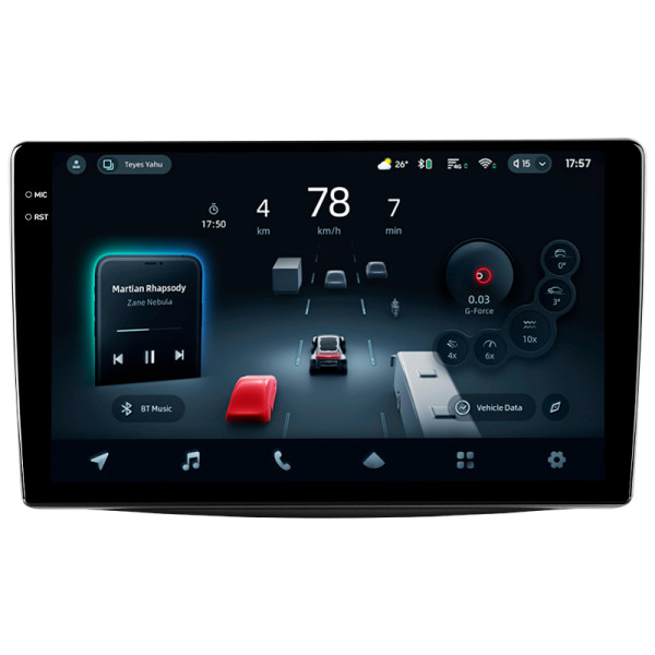 Штатна магнітола Teyes CC4 Pro 12+256 Gb Alfa Romeo MiTo 955 2008-2016 9" 2k (L1)