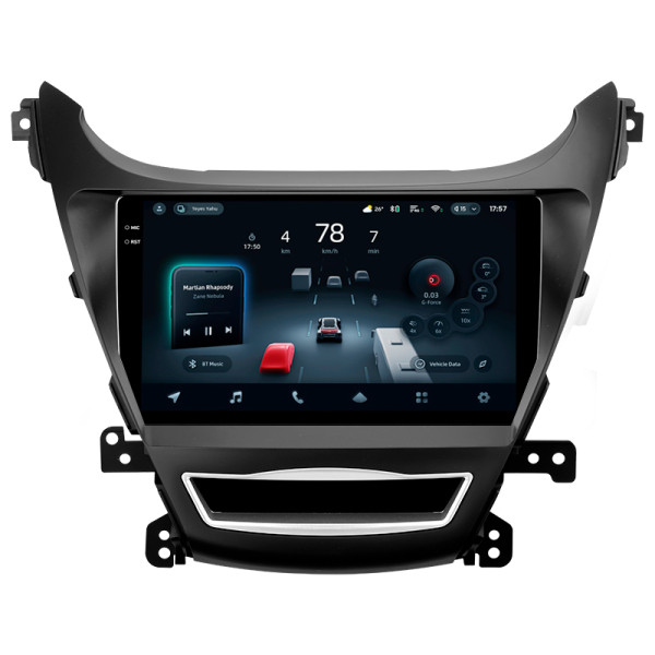 Штатна магнітола Teyes CC4 Pro 12+256 Gb Hyundai Elantra 5 JK GD MD UD 2010-2016 (F2) 9" 2k
