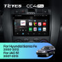 Штатна магнітола Teyes CC4 Pro 12+256 Gb Hyundai Santa Fe SM 2000-2012 For JAC S1 (Rein) 1 2007-2013 9" 2k