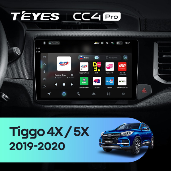 Штатна магнітола Teyes CC4 Pro 12+256 Gb Chery Tiggo 4X 5X 2019-2020 10" 2k