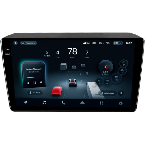 Штатна магнітола Teyes CC4 Pro 12+256 Gb Renault Duster (F1) 2015-2021 / LADA Largus I 1 2021 9" 2k (L1)