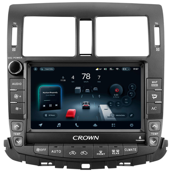 Штатна магнітола Teyes CC4 Pro 12+256 Gb Toyota Crown 13 S200 2008-2012 (B) 9" 2k (L2)