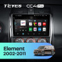 Штатна магнітола Teyes CC4 Pro 8+128 Gb Honda Element YH 2002-2011 10" 2k