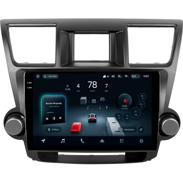 Штатна магнітола Teyes CC4 Pro 12+256 Gb Toyota Highlander 2 XU40 2007-2013 (F1) 10" 2k