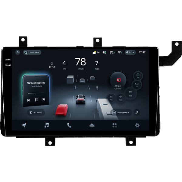 Штатна магнітола Teyes CC4 Pro 8+128 Gb Toyota Tacoma N300 2015-2021 (F1) 9" 2k