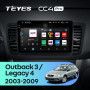 Штатна магнітола Teyes CC4 Pro 8+128 Gb Subaru Outback 3 Legacy 4 2003-2009 9" 2k