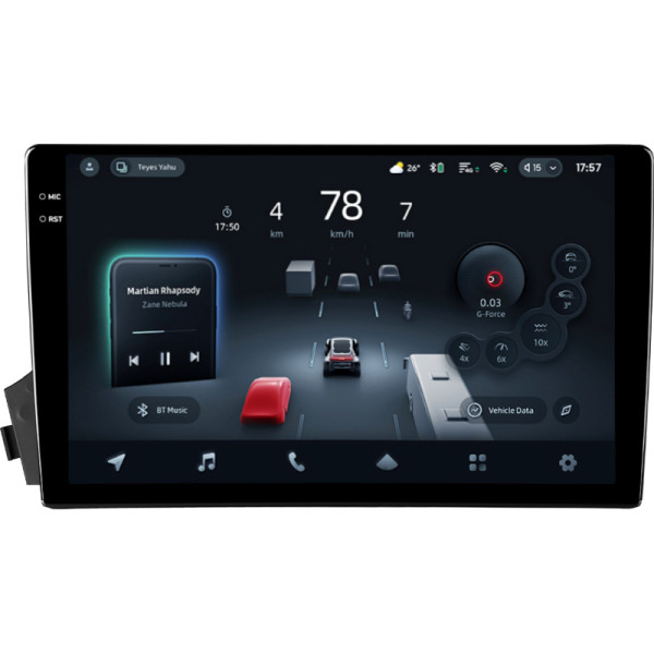 Штатна магнітола Teyes CC4 Pro 8+128 Gb SsangYong Actyon C100 2005-2011 9" 2k