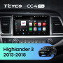 Штатна магнітола Teyes CC4 Pro 8+128 Gb Toyota Highlander 3 XU50 2013-2018 10" 2k (L1)