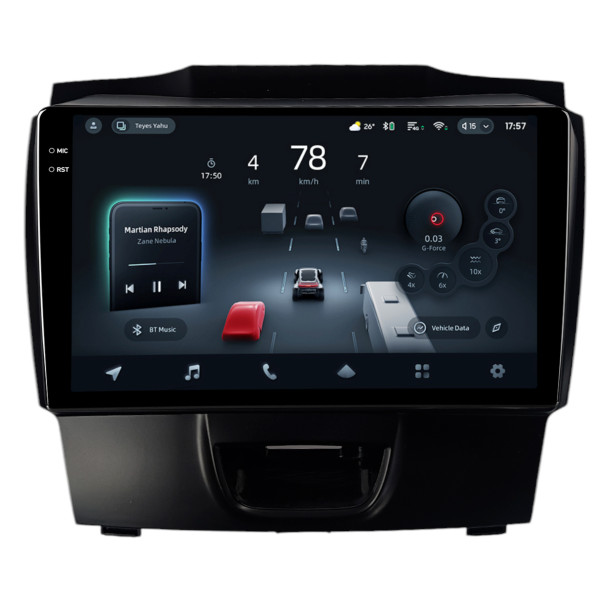 Штатна магнітола Teyes CC4 Pro 12+256 Gb Isuzu D-MAX CHEVROLET S10 COLORADO BLAZER 2015-2018 (нижняя кнопка аварийки) 9" 2k