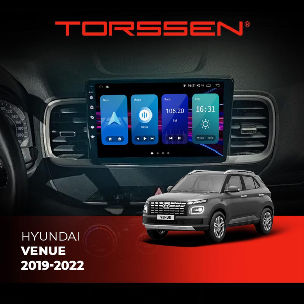 Штатна магнітола Torssen Hyundai Venue 2019-2022 NF9 Штатна магнітола Torssen Hyundai Venue 2019-2022 NF9