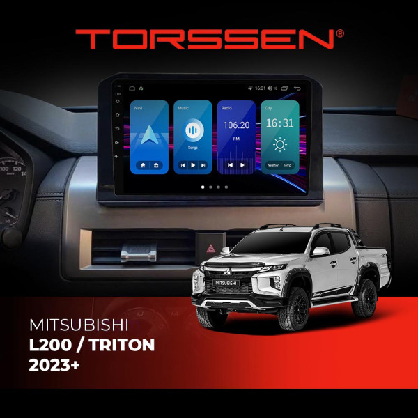 Штатная магнитола Torssen Mitsubishi L200 / Triton 2023+ NF9