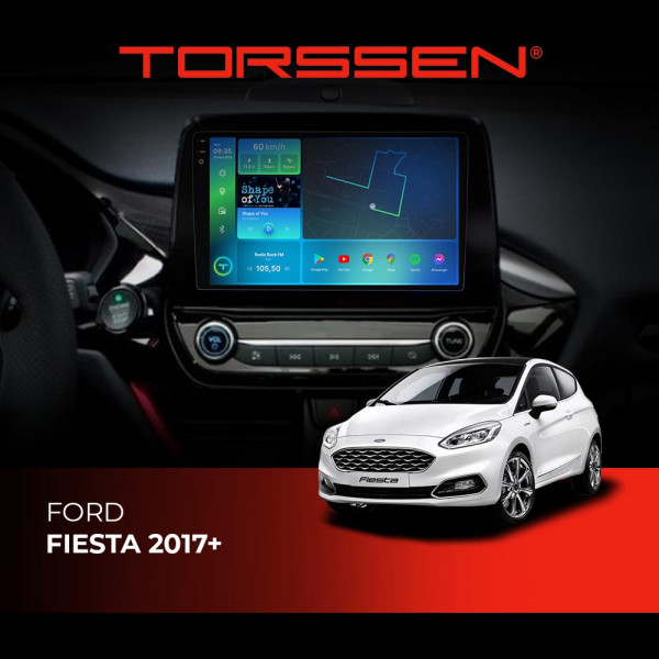 Штатна магнітола Torssen Ford Fiesta 2017+ NF10 Carplay
