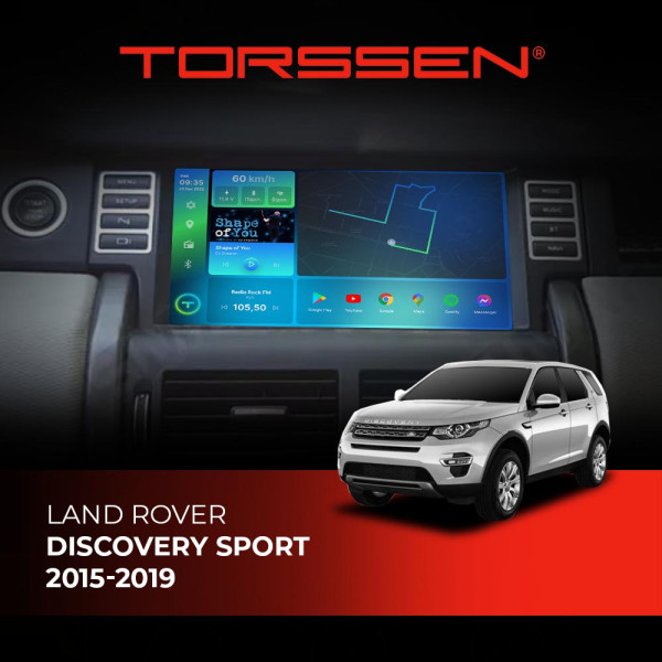Штатна магнітола Torssen 2K DTS Land Rover Discovery Sport 2015-2019 F9432 4G Carplay DSP
