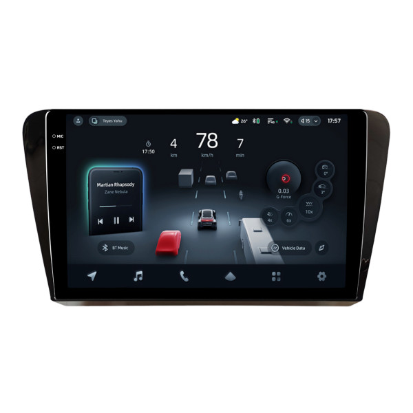 Штатна магнітола Teyes CC4 8+128 Gb Skoda RAPID 2013-2017 10" 2k