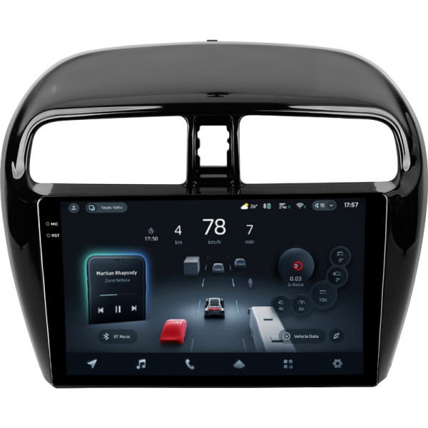 Штатна магнітола Teyes CC4 8+128 Gb Mitsubishi Mirage 6 2012-2018 9" 2k