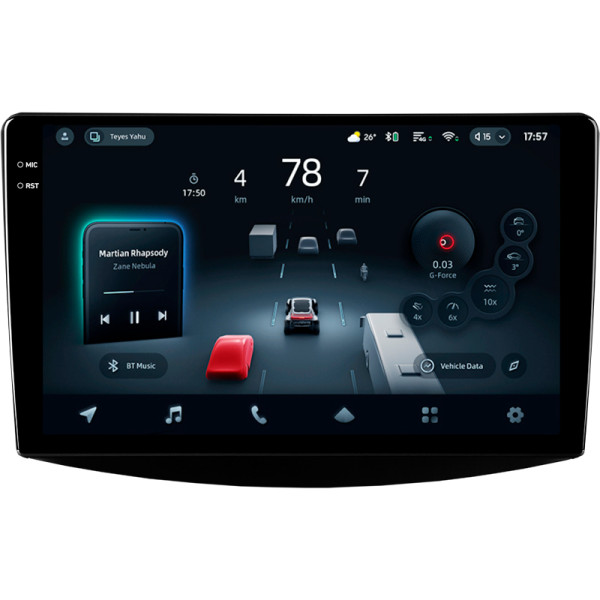 Штатна магнітола Teyes CC4 8+128 Gb Mitsubishi Grandis 1 2003-2010 (F1) 9" 2k