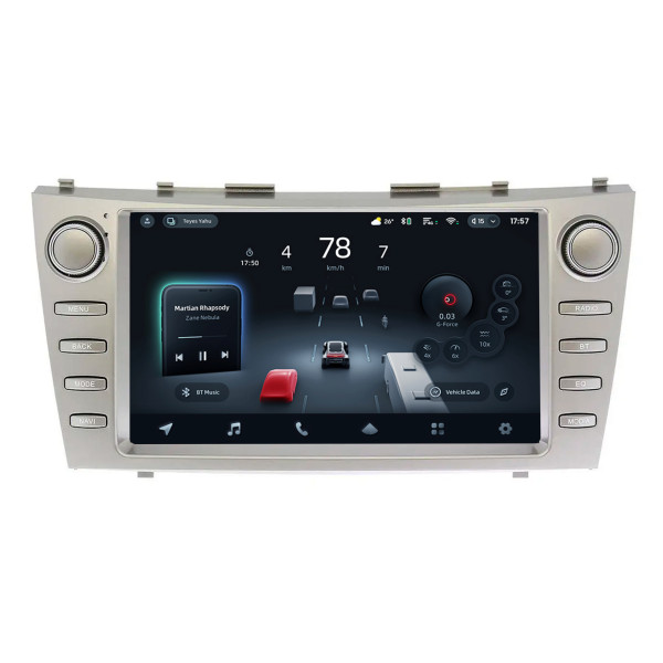 Штатна магнітола Teyes CC4 8+128 Gb Toyota Camry 6 XV 40 50 2006-2011 old with button 9" 2k