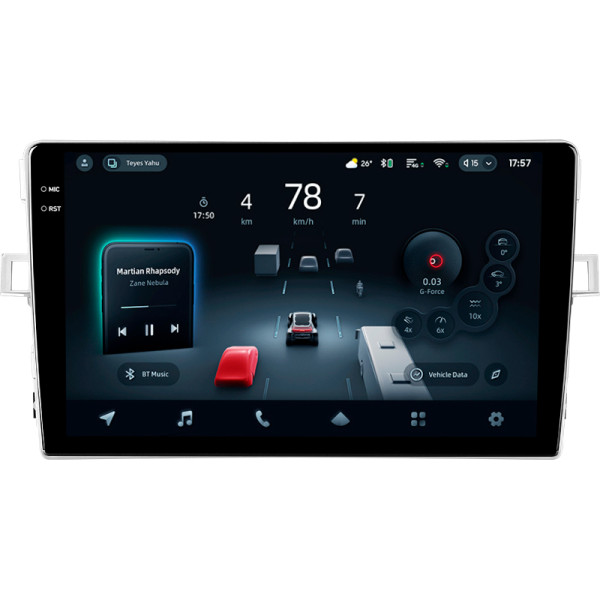 Штатна магнітола Teyes CC4 8+128 Gb Toyota Verso R20 2009-2018 (F1) 9" 2k
