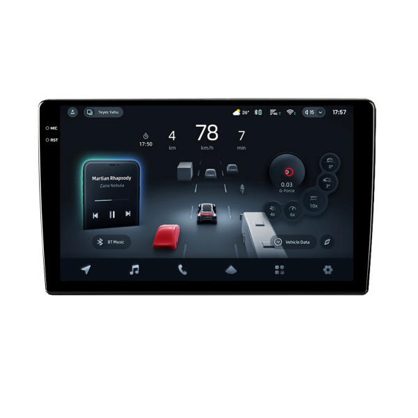 Штатна магнітола Teyes CC4 8+128 Gb Renault Sandero Dacia Duster Captur Lada Xray 2010-2022 9" 2k