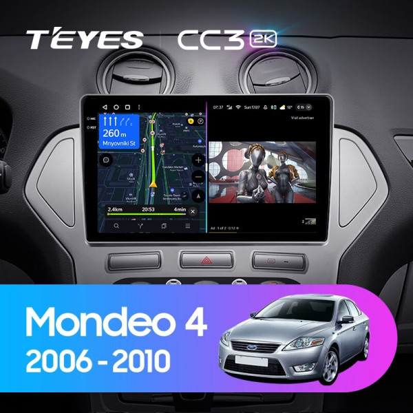 Teyes CC3 2K Ford Mondeo 4 2006-2010 10" Штатная магнитола