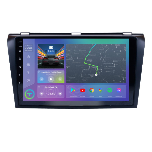 Штатна магнітола Torssen Mazda 3 03-09 F96128 4G Carplay